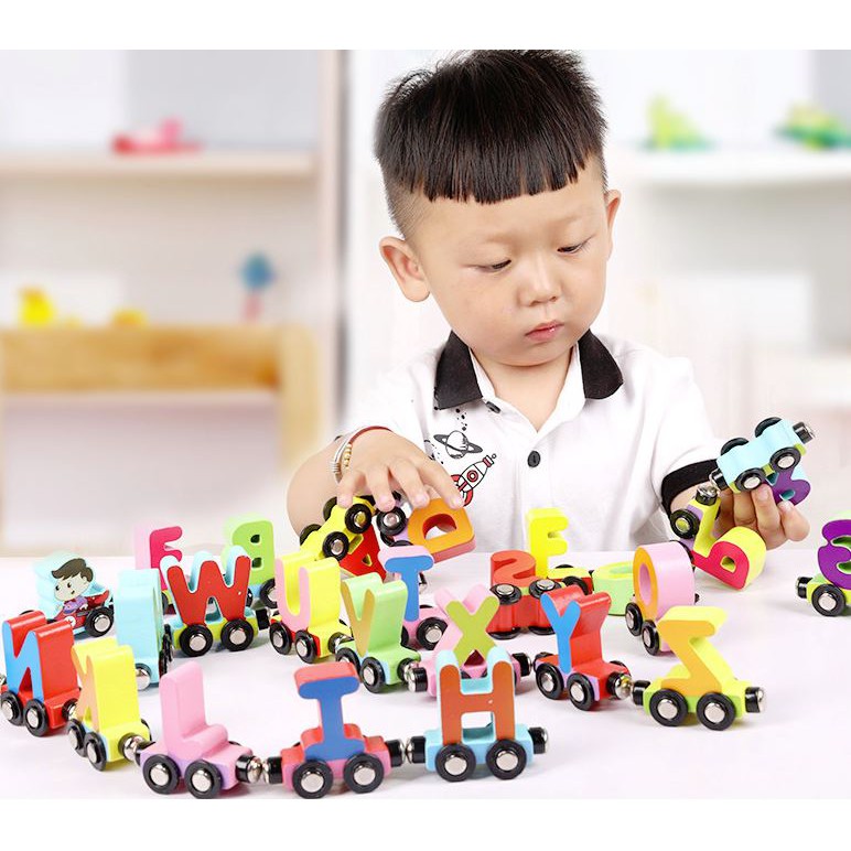 TweedyToys - Magnetic Alfabet - Magnetic Alfabet Mobil Kayu