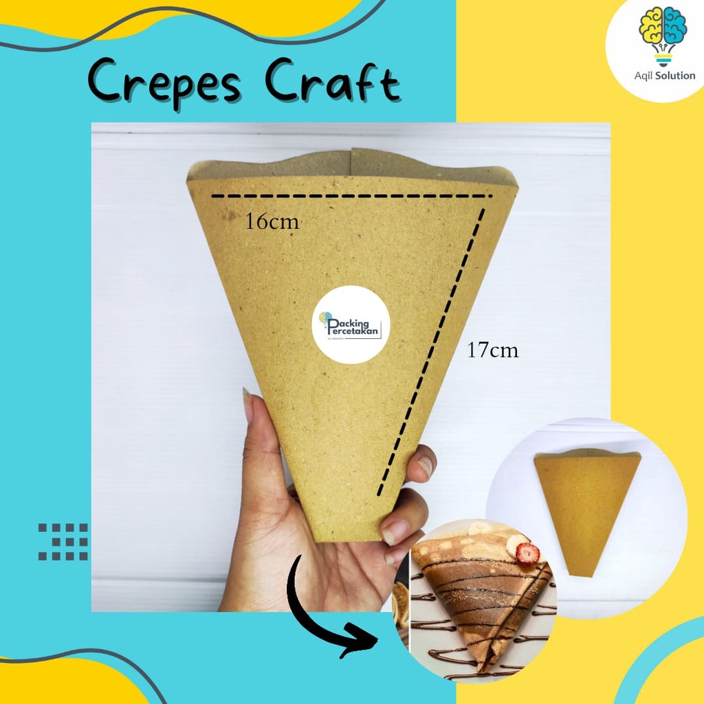 Waffle Packaging / Crepes Craft - Kemasan Crepes