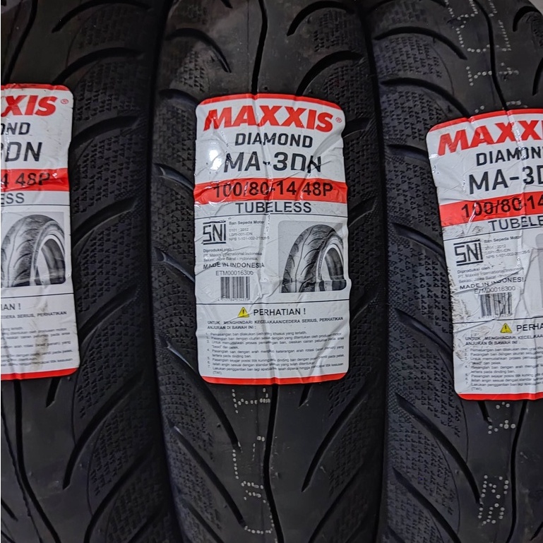 Ban Maxxis MA3DN 100/80 R14 Tubeless 48p