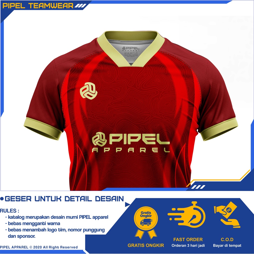 BISA COD SATUAN Jersey Futsal Full Printing Baju Bola Setelan Stelan Olahraga Badminton Volly Basket