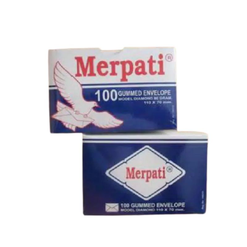 

Amplop Merpati Kecil Ukuran 110 x 70mm Gummed Envelope