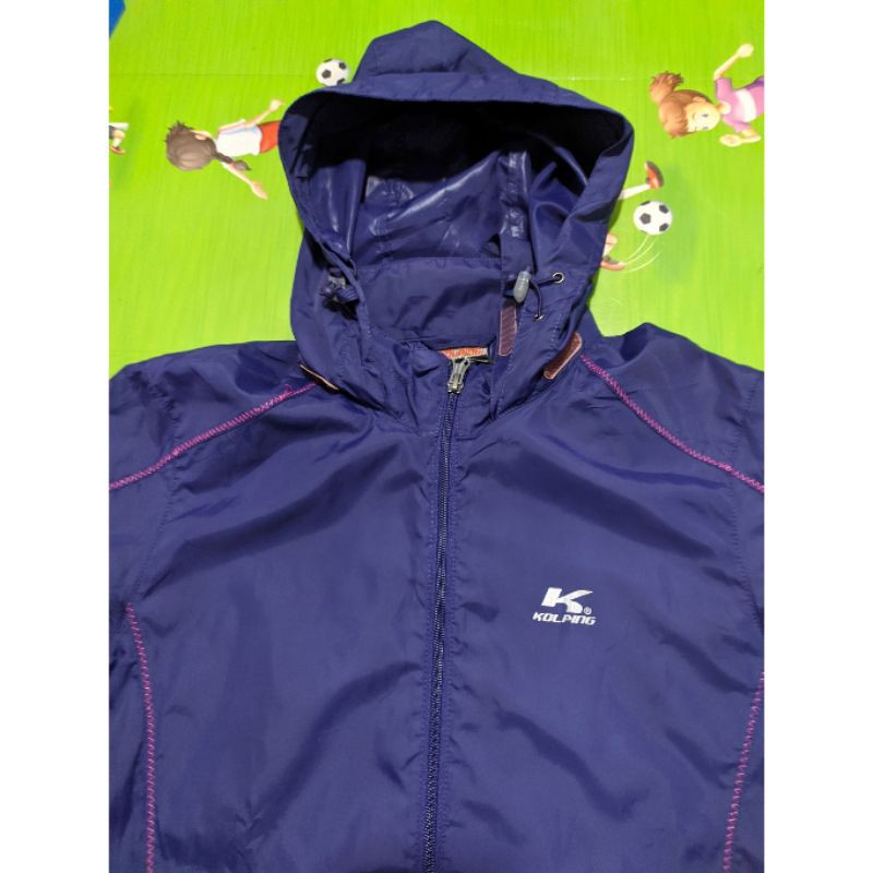 JAKET RUNNING KOLPING SECOND JAKET RUNNING BEKAS JAKET PARASUT