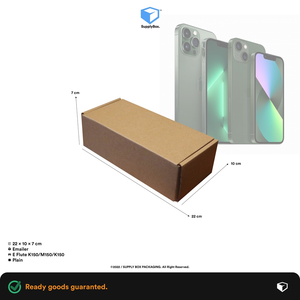 

KARDUS BOX PACKAGING 22x10x7 CM | Kardus | Cardboard