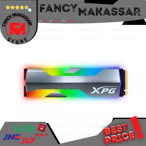 SSD ADATA XPG SPECTRIX S20G 500GB - SSD M.2 NVMe PCIe Gen 3x4 RGB / FANCY_MAKASSAR