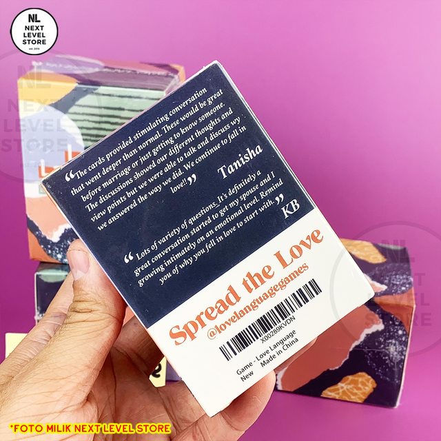 Love Language Card Couple Kartu Game 150 Conversation Question READY
