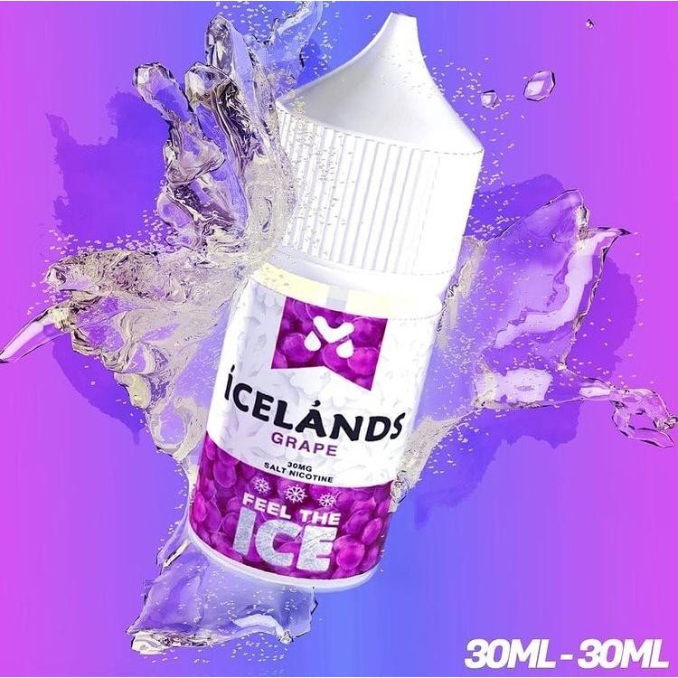 Liquid Icelands Grape Salt Nic 30ML by Move Juice 100% Authentic