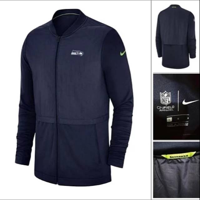 Jaket NFL Sideline Hybrid Seattle Seahawks by Nike Original