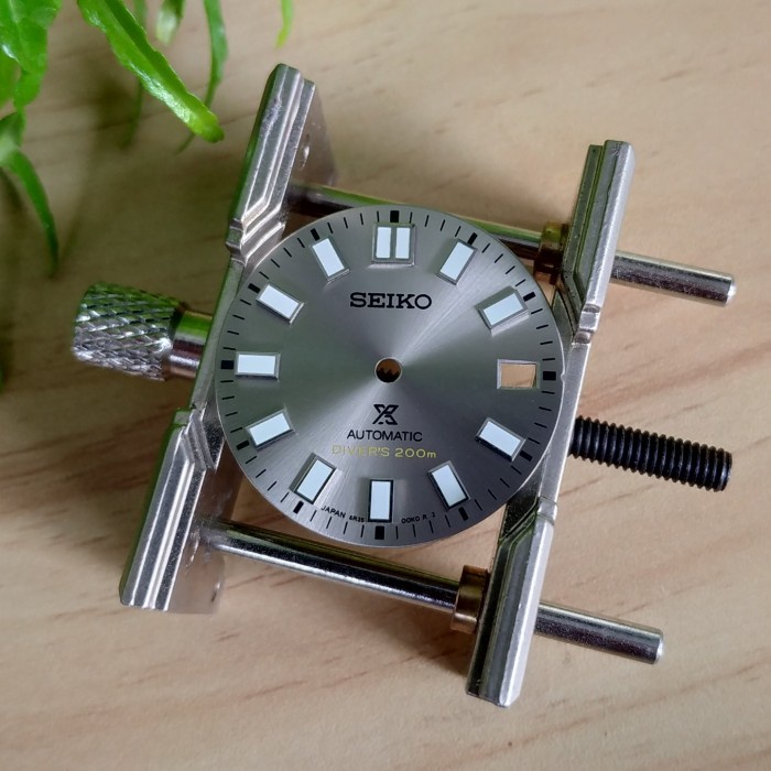 seikomod mod seiko dial 7s26 nh35 nh36 62mas grey 28,5mm