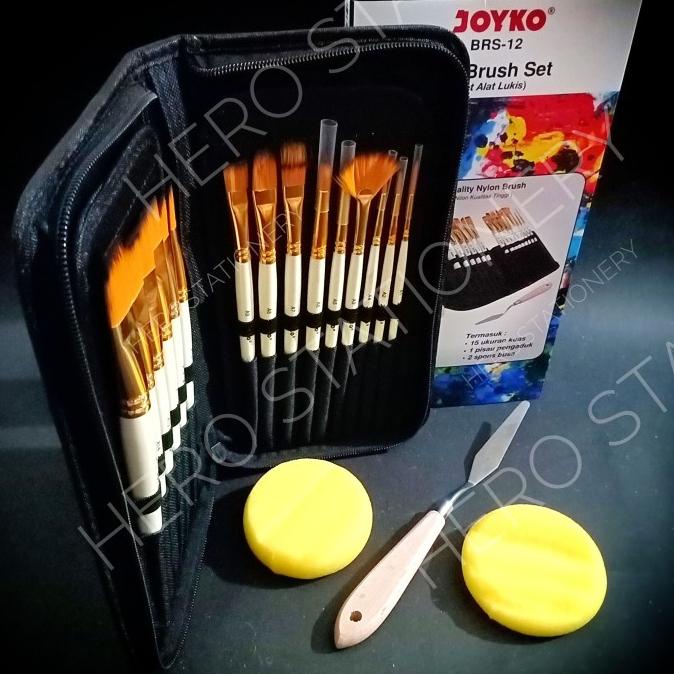 

Brush set alat seni lukis kuas joyko BRS-12