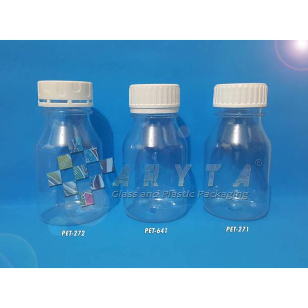 PET272. BOTOL PLASTIK 250ML PET MADU TUTUP SEGEL
