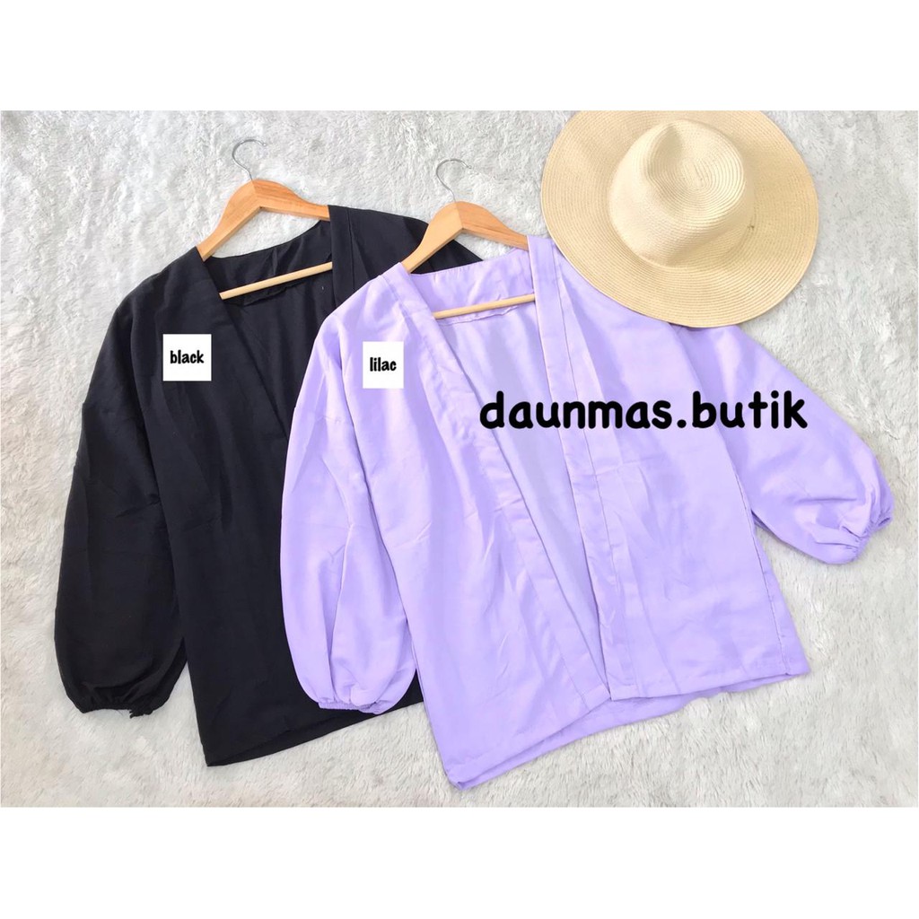 1KG MUAT 8PCS | LUNA BALON CARDIGAN OUTWEAR BASIC HITS SELEBGRAM FASHION WANITA