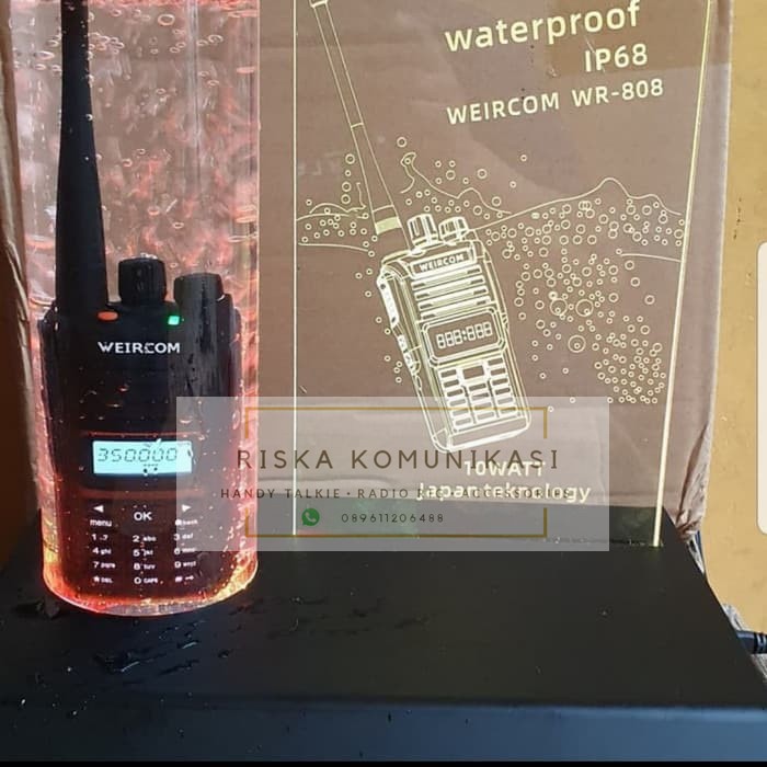HT WEIRCOM WR 808 UHF LOW 330-400MHz IP 68 WATERPROOF ORIGINAL