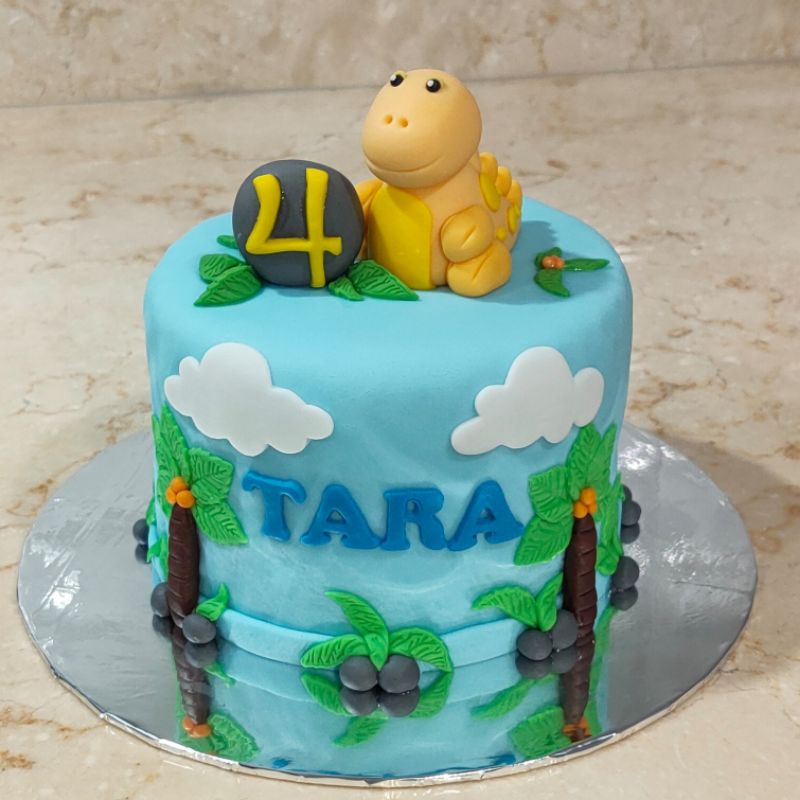 

Dinosaur Birthday Cake / Kue Ulang Tahun Dinosaurus