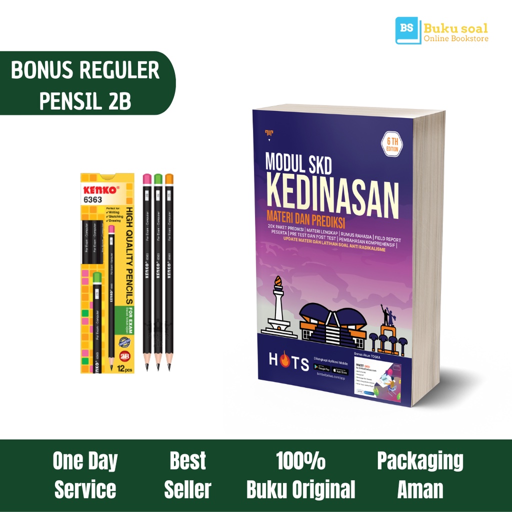 Bebas Buku Modul Seleksi Kompetensi Dasar Persiapan Masuk Sekolah Kedinasan