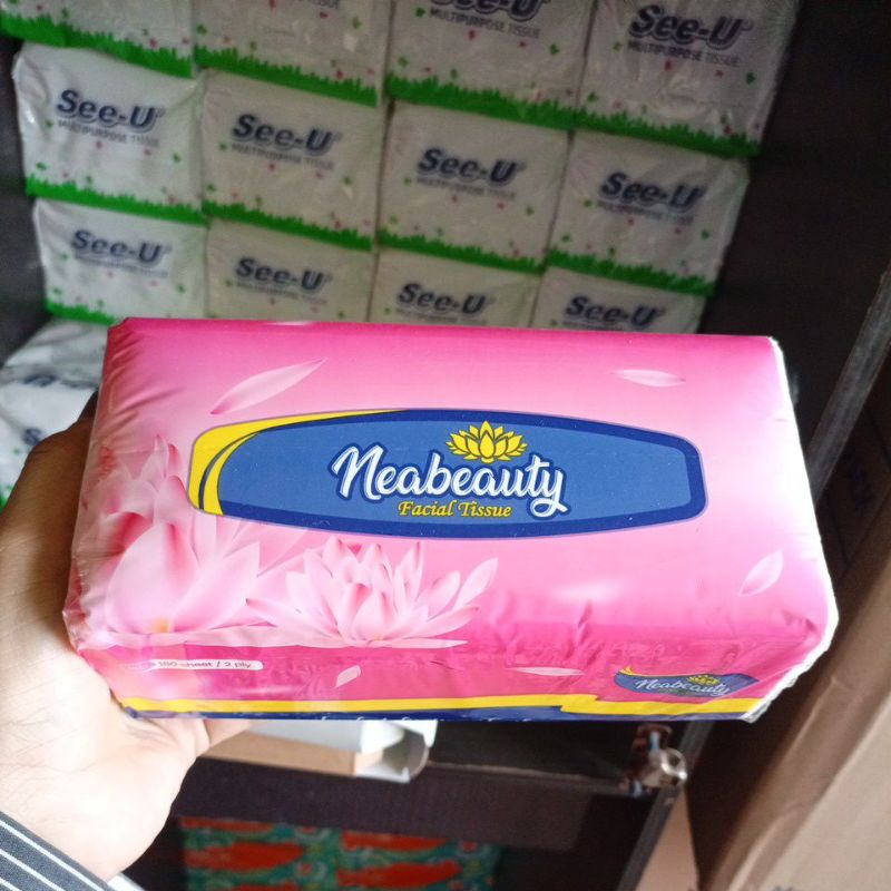 NICE Facial Tissue 180 Sheets 2 Ply ORIGINAL / Tisu Wajah Tisu Nice SERAT TEBAL-nea beauty 180 sheet
