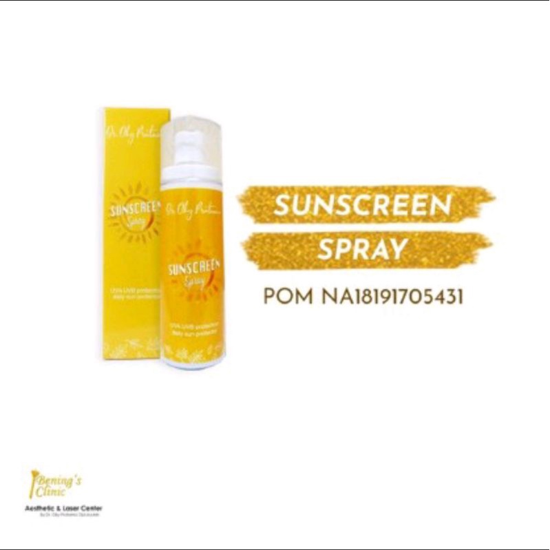 SUNSCREEN SPRAY BENING'S