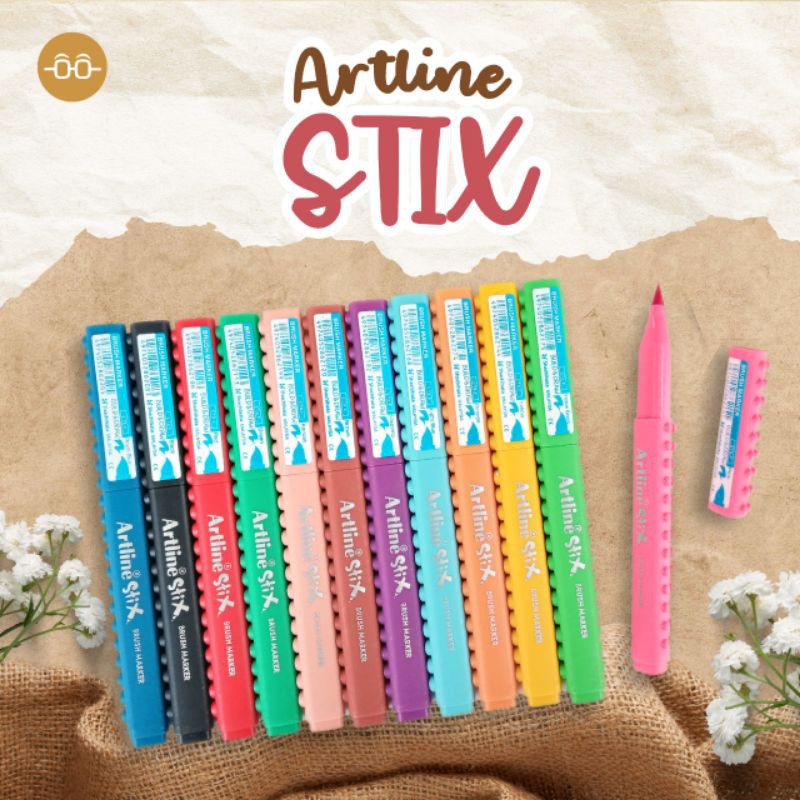 

Artline Stix Brush Markers