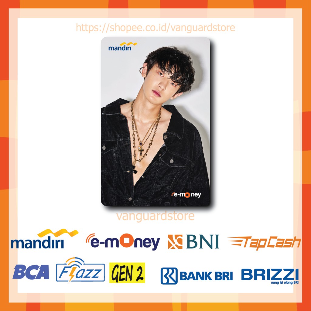 KARTU E MONEY E TOLL KOREA CHANYEOL EXO KPOP 21 EMONEY MANDIRI FLAZZ BCA BNI TAPCASH BRIZZI BRI