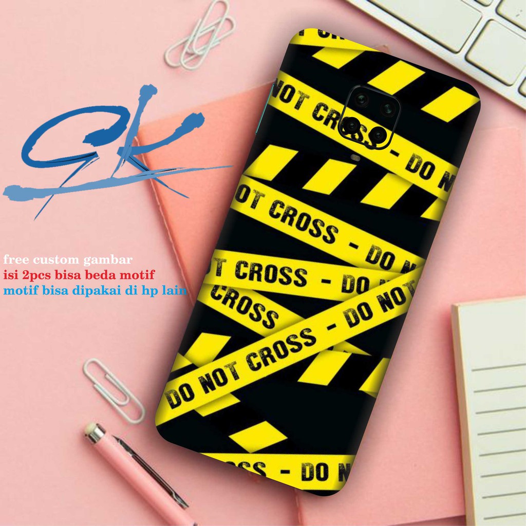 garskin redmi note 9 pro isi 2pcs code GK2 - free custom gambar