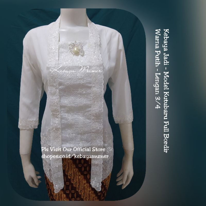 Kebaya Kutubaru. Kebaya Encim. Kebaya Bordir. Kebaya Murah. Kebaya Jumbo