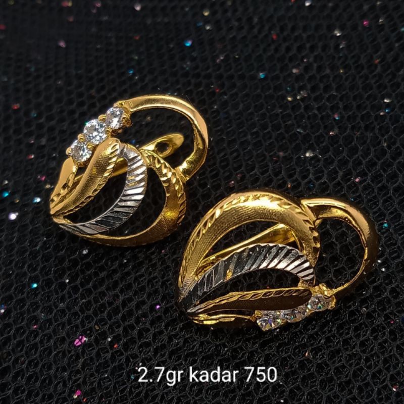 Anting Emas 17 K - 2.7gr Kadar 750 - 3110