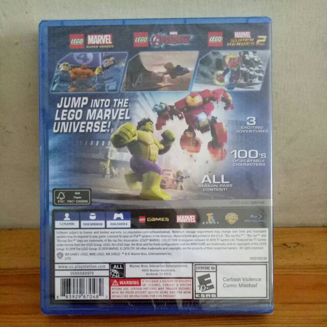 PS4 LEGO MARVEL COLLECTION ENGLISH