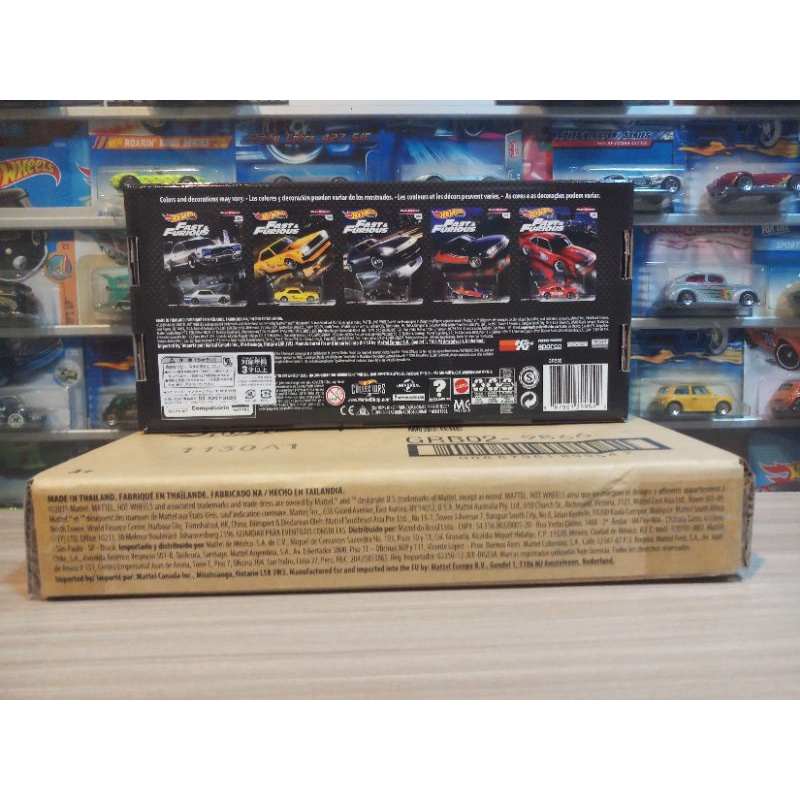 HOT WHEELS FAST &amp; FURIOUS - FAST REWIND - BOX SET