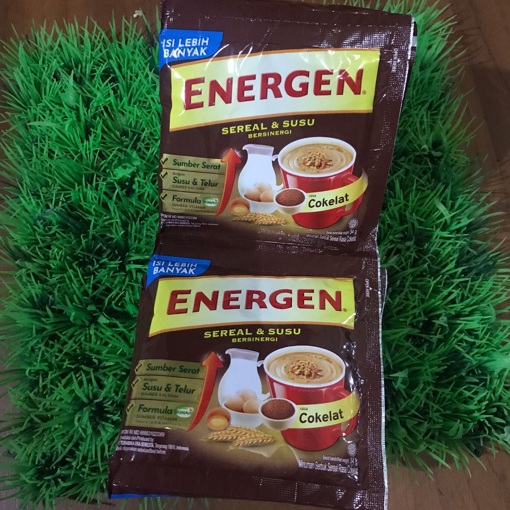 

1 RENTENG 1 RENCENG ENERGEN COKLAT VANILLA KURMA KACANG HIJAU ISI 10 PCS