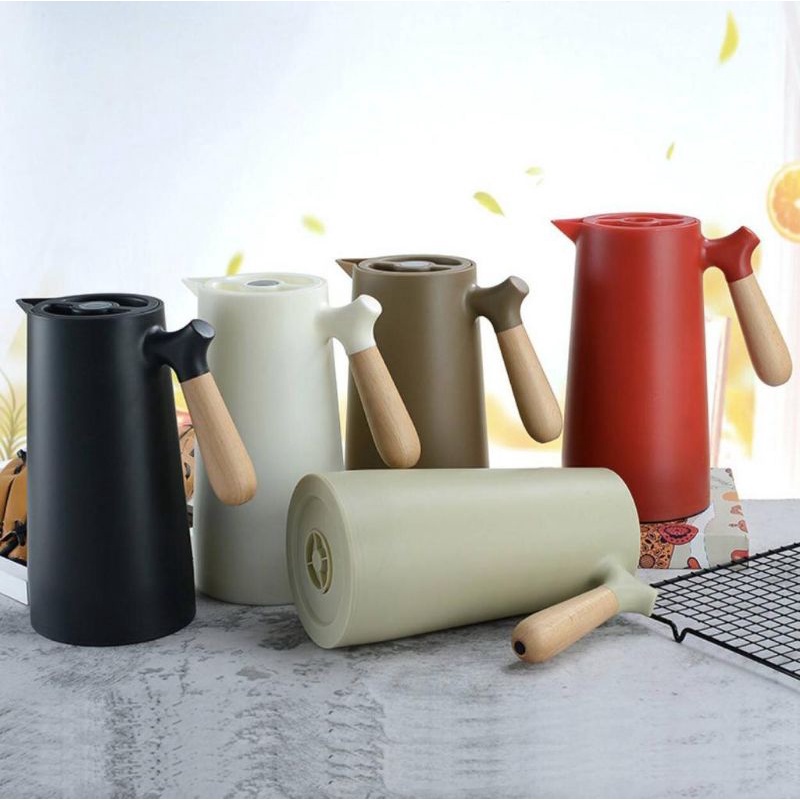 Thermos Teko Estetik Termos Teko Kaca Termos Teko Putih Thermos Teko warna warni Termos Teko 1 liter