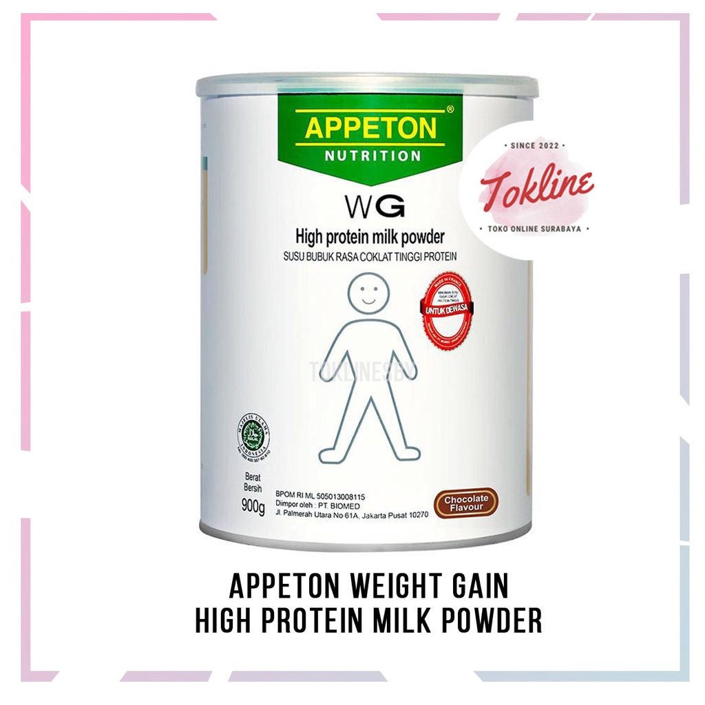 

APPETON WEIGHT GAIN DEWASA 60+ 450 & 900 GR COKLAT & VANILA