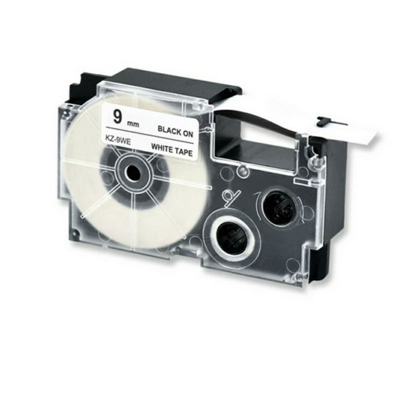 

label tape 12mm XR-12WE Compatible printer Casio KL-120 KL-820 KL60 EZ black on white
