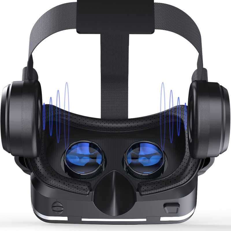 Kacamata 3D Shinecon 6.0 VR Box Virtual Reality Glasses Metaverse Glass dengan Headphone