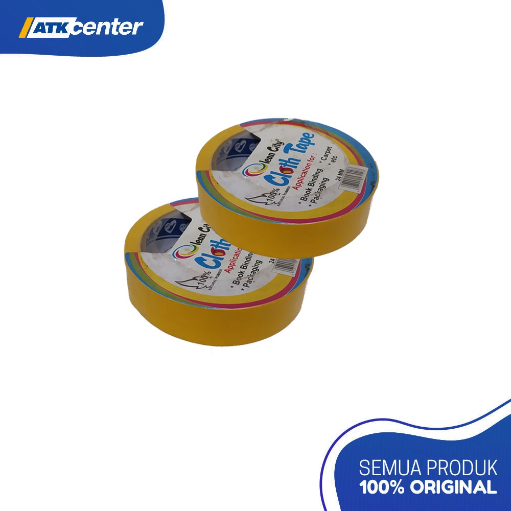 

Cloth Tape / Lakban Kain Olean City 1" (24 MM X 10 M) Kuning