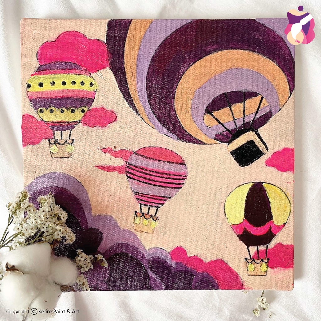 

Lukisan DIY Paint by Number Kit Original Up in the Sky