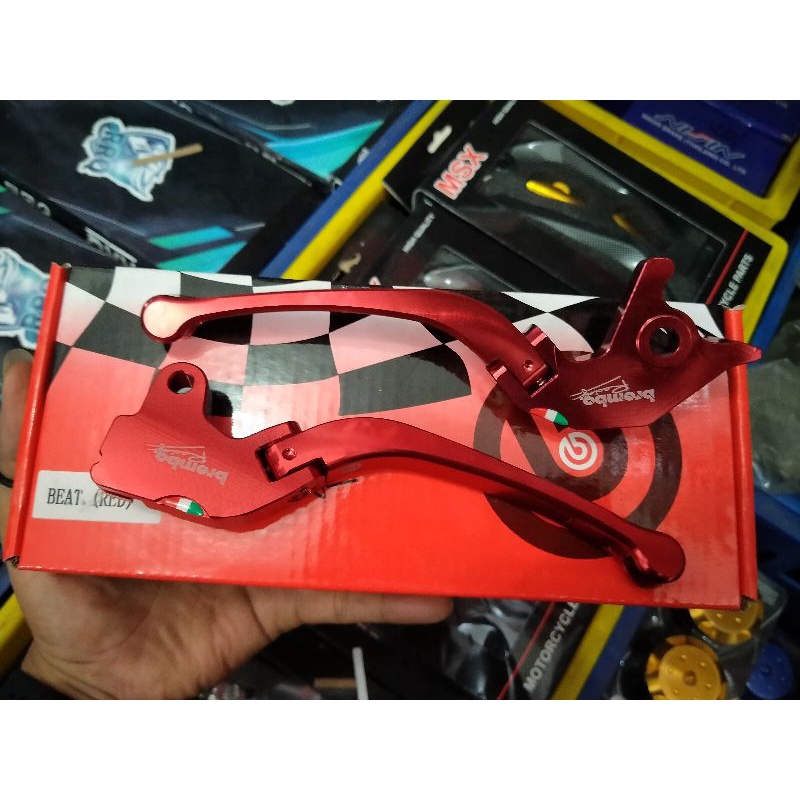 Handle Rem Vario Beat Karbu Beat Fi Merah Brembo