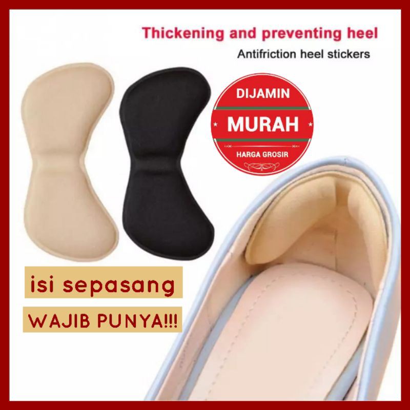 INSOLE SEPATU WANITA KEBESARAN ALAS SEPATU TUMIT ANTI TUMIT LECET SOL SEPATU ANTI KAKI LECET MN05