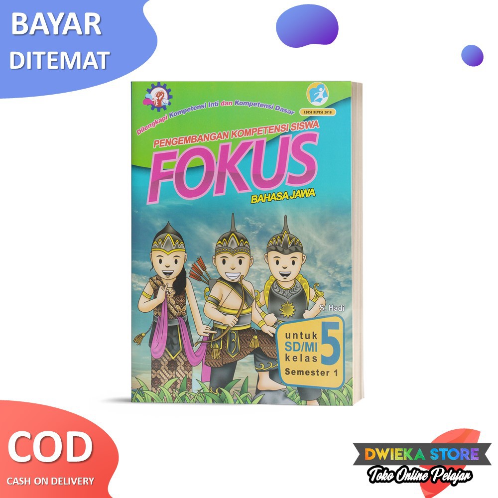 Buku Fokus Bahasa Jawa Kelas 5 Semester 1 2 Shopee Indonesia