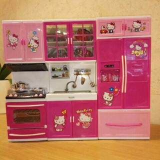 Baru Modern Kitchen Set Hello Kitty Jumbo  Ukuran Besar 