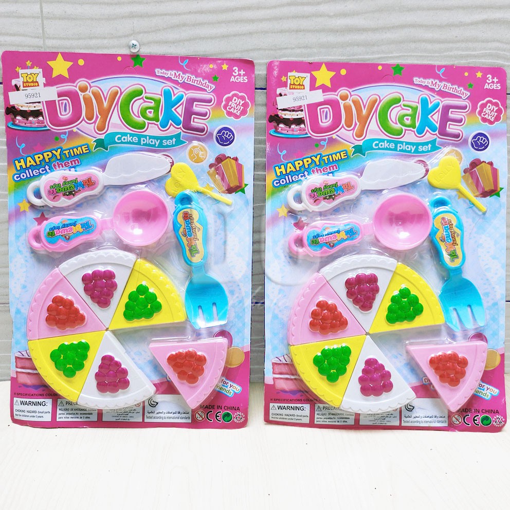 DIY Cake Play Set Mainan Kue Potong