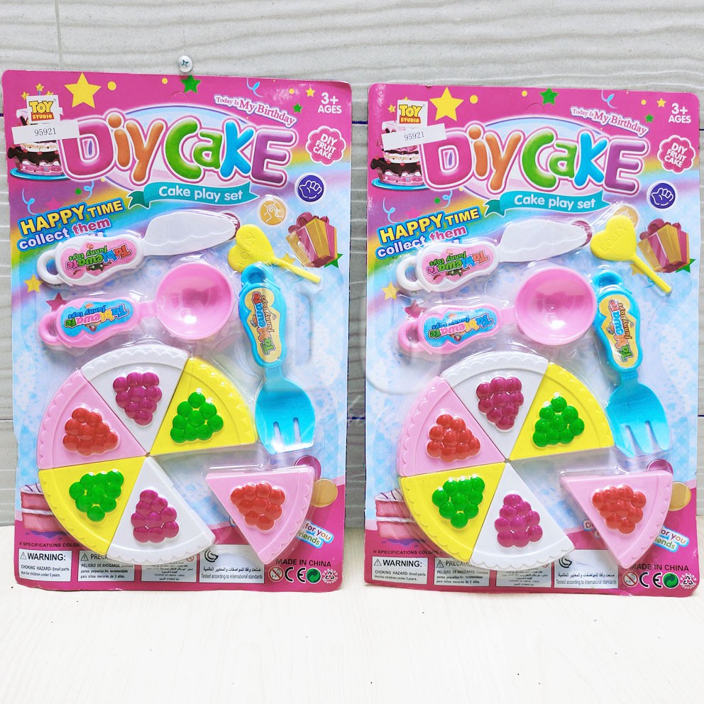 DIY Cake Play Set Mainan Kue Potong