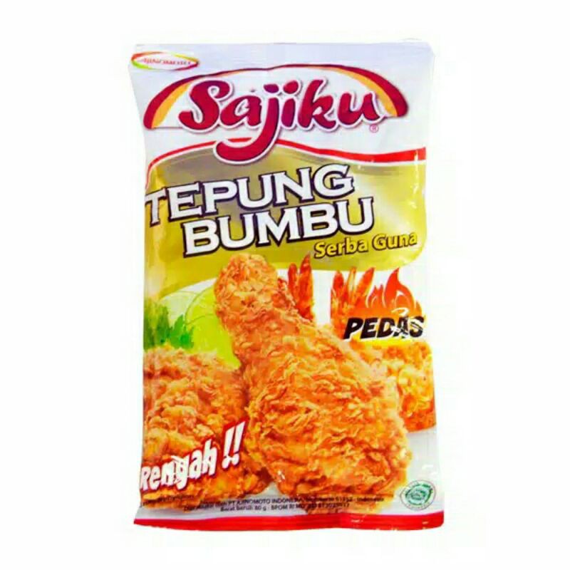 

Sajiku Serbaguna Pedas 75G - Tepung Bumbu