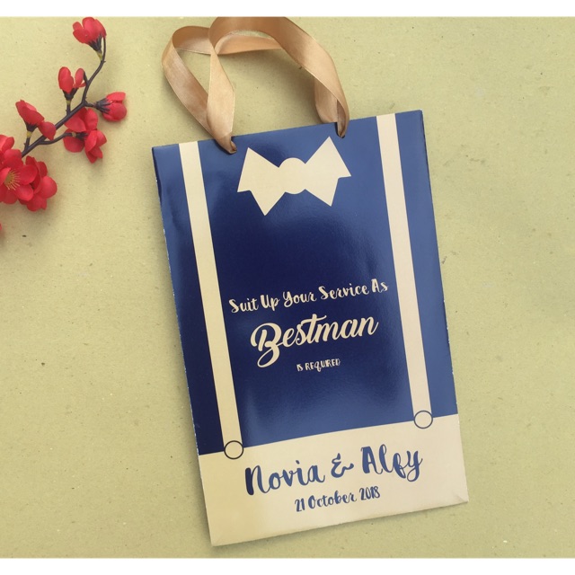 

Paperbag Groomsmen Portrait