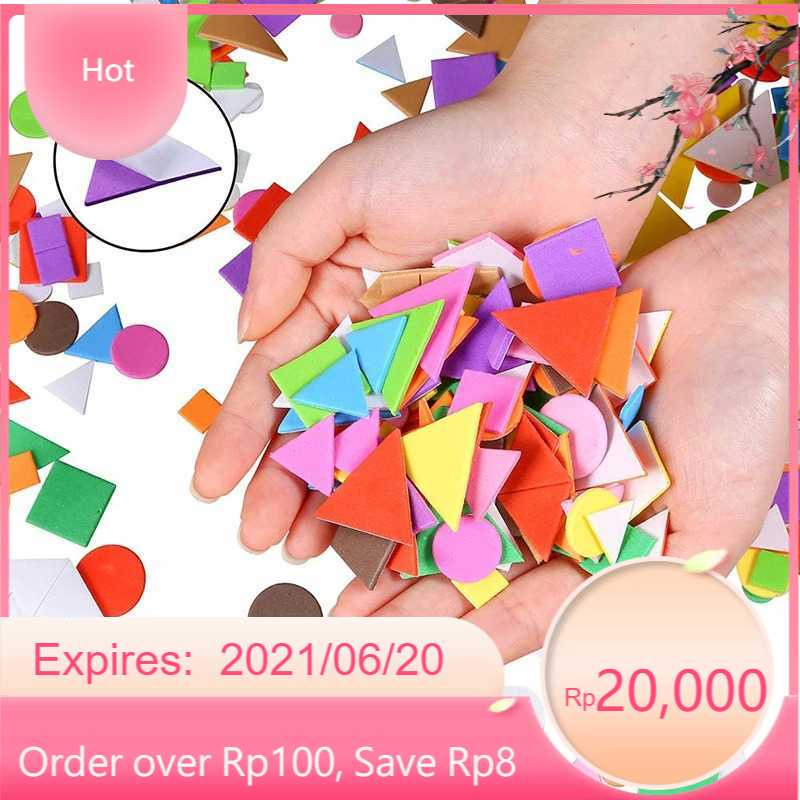 

JOKEJOLLY Mainan Stiker Busa Geometry Puzzle Children 500 PCS - WJ20
