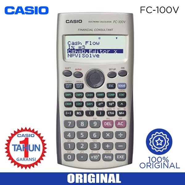 

KALKULATOR CASIO FC 100V