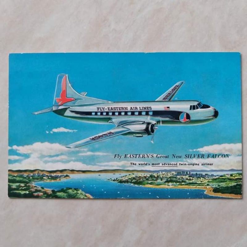 

Kartu Pos Kuno Jadul Lawas Fly Eastern Silver Falcon tahun 1950-an