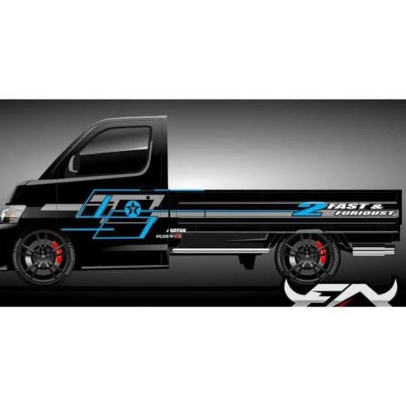 cuting stiker custom mobil PICK UP GRANDMAX NEW CARRY