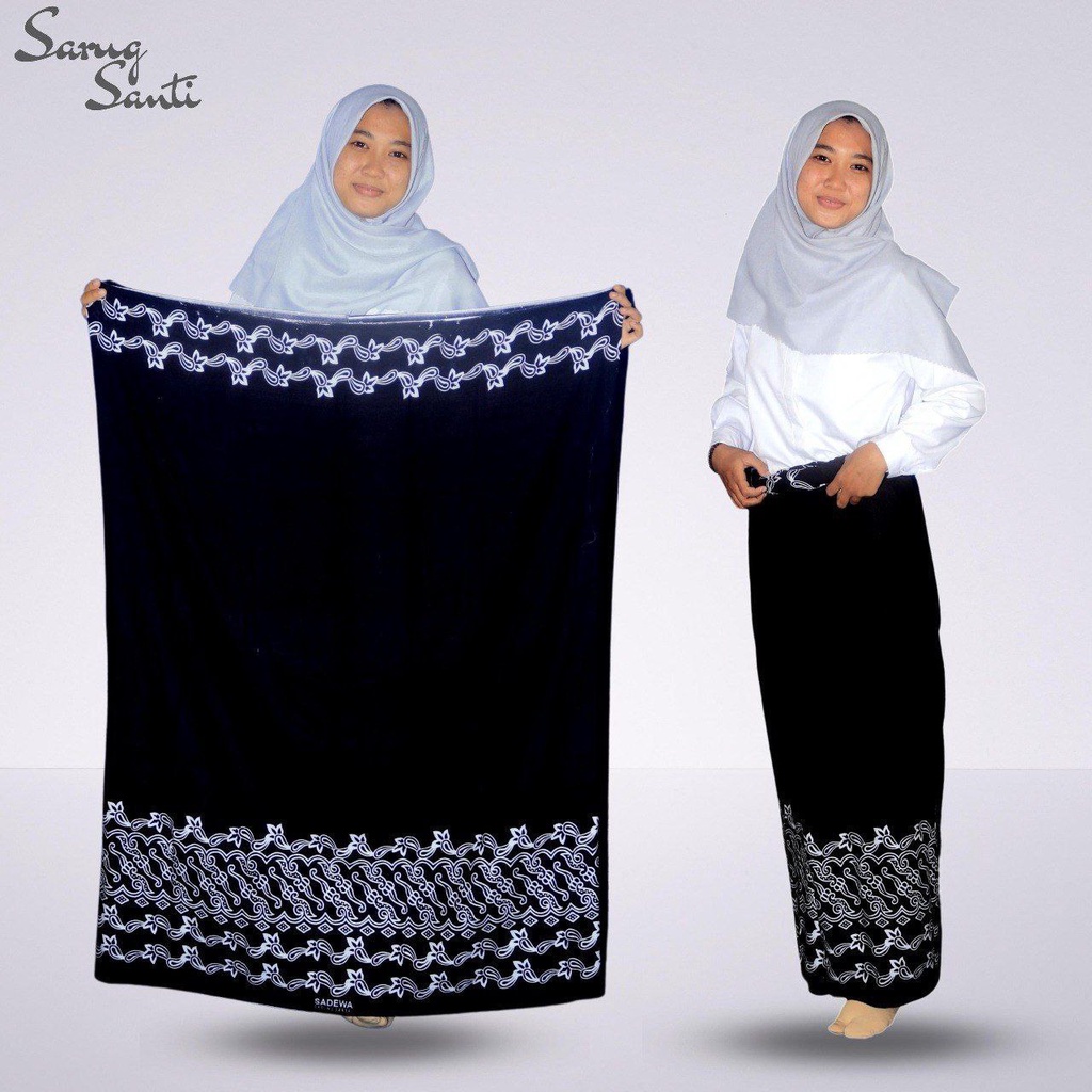 sarung batik wanita sarung santri putri sarung gloyor halus - sarung sadewa