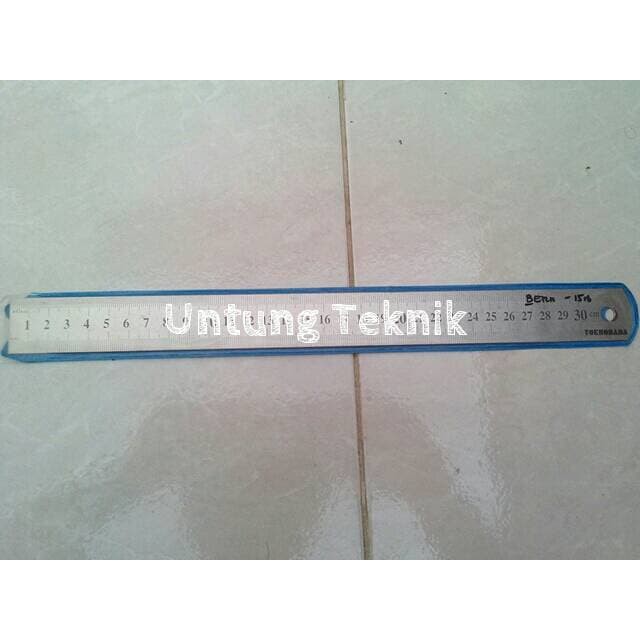 

Dijual Penggaris Stainless steel 30cm Asli