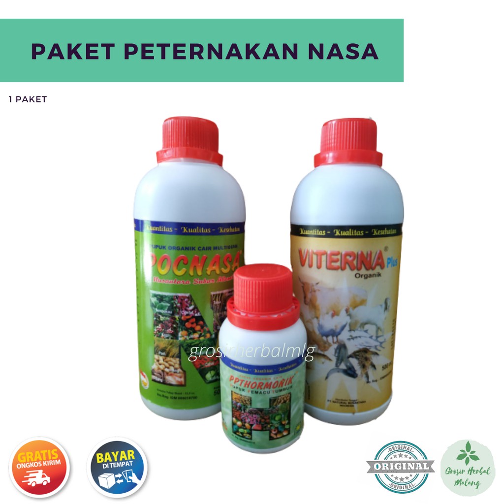 Paket Peternakan Organik Nasa (Viterna + POC Nasa + Hormonik)