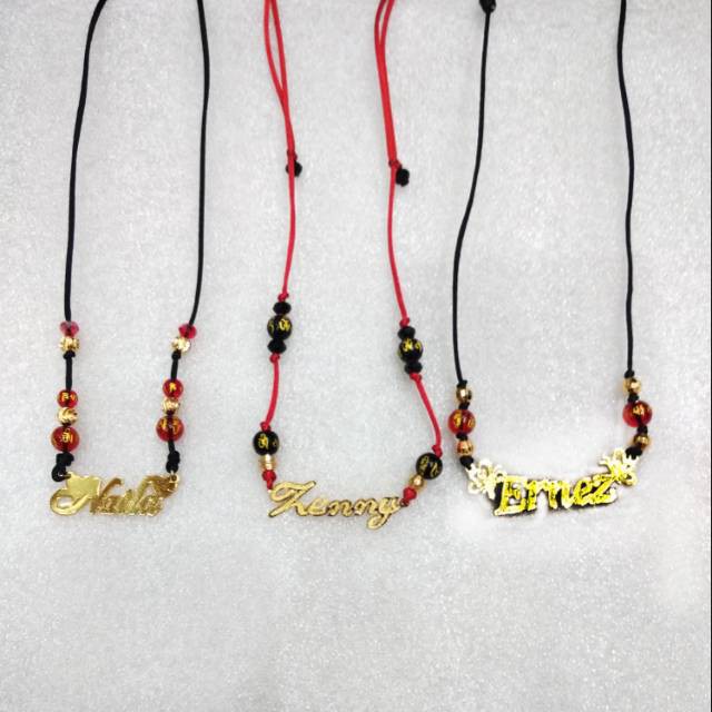 Kalung Nama Kristal